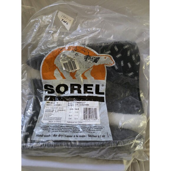 Sorel Caribou 9MM Boot Liners Replacement Men 14 Thermoplus Warm Dry Snow Cuff - Picture 4 of 4